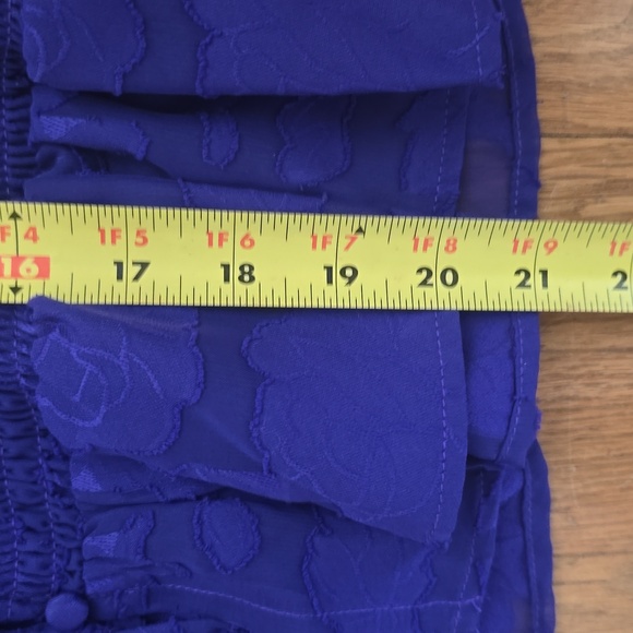 52SEVEN BRAND WOMEN'S PURPLE TOP WITH SMOCKING SIZE SMALL - Picture 11 of 14